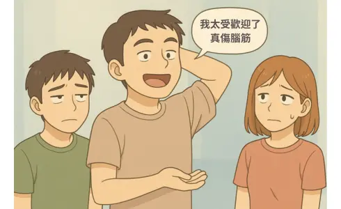 愛炫耀不存在優勢的普信男