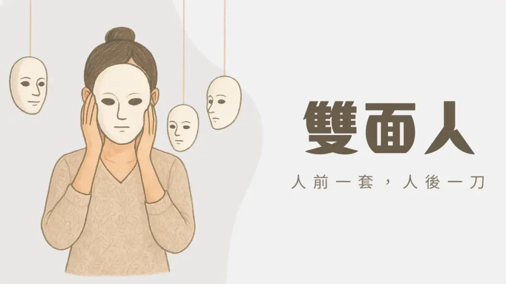 雙面人的意思？雙面人7大特質：如何應對雙面人？保護自己不再被耍